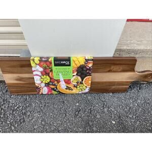 Birdrock Home 31.5" Acacia Hardwood Grazing Board with Handle